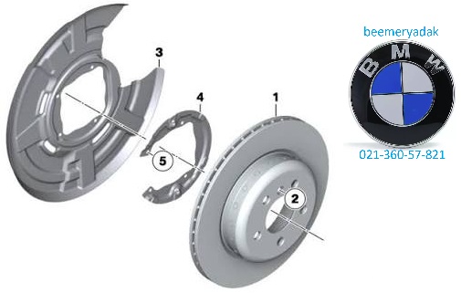 دیسک چرخ خنکن دار BMW 528i
