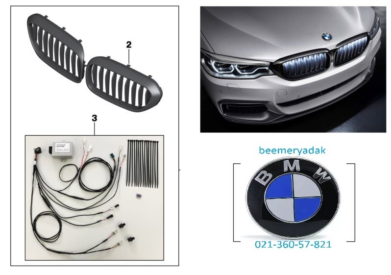 تم LED جلو پنجره BMW G30